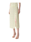 Mar De Margaritas - Roxana - Gonna Midi Con Spacco Laterale - Mmabw01550-Gi34 - Jasmin Giallino