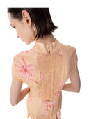 Mar De Margaritas - Swami - Abito Corto Mezza Manica, Collo Alla Corea - Mmabw01585-Ar14 - Lotus Pesca