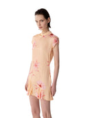 Mar De Margaritas - Swami - Abito Corto Mezza Manica, Collo Alla Corea - Mmabw01585-Ar14 - Lotus Pesca