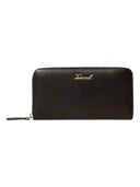 Twinset - Portafoglio Zip Around Grande In Pelle - 262Th7030-00006 - Nero