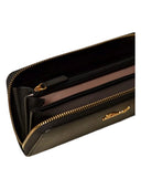 Twinset - Portafoglio Zip Around Grande In Pelle - 262Th7030-00006 - Nero