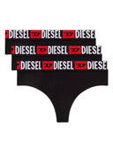 Diesel - Set da tre perizoma Stars con logo in vita - 00Se0K0Njap-E4101 - 016 - Black/Multi
