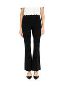 Twinset - Pantaloni in Maglia Cappette - 261tp3375-00006 - Nero