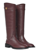 Coccinelle - Stivali Riding Boot Cow Leather - E4V62430101-R49 - Berry