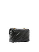 Pinko - Love Puff Classic Cl Sheep Nap - 100038-A0F2-Z99Q - Nero-Antique Gold