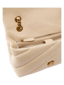 Pinko - Borsa media a tracolla Love Bag Puff Maxi Quilt - 100038A0F2-C50Q - Beige-Grigio Fumo-Antique Gold