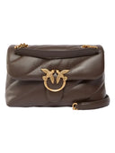 Pinko - Borsa media a tracolla Love Bag Puff Maxi Quilt - 100038A0F2-M12Q - Marrone Marasca-Antique Gold