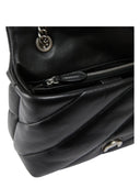 Pinko - Borsa Love Puff Mini Cl Sheep Nappa - 100039-A0F2-Z99O - Nero-Old Silver