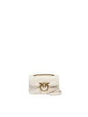 Pinko - Borsa Love Puff Baby Cl Sheep Nappa - 100040-A0F2-Z14Q - Bianco Seta-Antique Gold