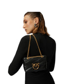 Pinko - Borsa Love Puff Baby Cl Sheep Nappa - 100040-A0F2-Z99Q - Nero-Antique Gold