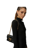 Pinko - Borsa Love Puff Baby Cl Sheep Nappa - 100040-A0F2-Z99Q - Nero-Antique Gold