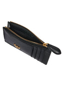 Pinko - Porta carte con zip Arone - 100251A0F1-Z99Q - Nero-Antique Gold