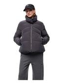 Pinko - Caban in tela tecnica idrorepellente - 101598A39J-C44 - Grigio Ostrica