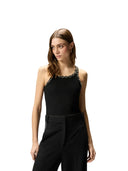 Pinko - Canotta Coriandoli Costina - 104109-A35Y-Z99 - Nero Limousine