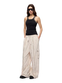 Pinko - Top Coriandoli a costine con ricami gioiello - 104109A3J4-Z99 - Nero Limousine