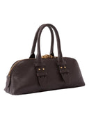 Pinko - Borsa a mano piccola Escape Bag Horizontal pelle - 105334A3Cx-M12Q - Marrone Marasca-Antique Gold