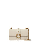 Pinko - Borsa Love One Classic St. Cl Vitell - 105857-A0F1-Z14Q - Bianco Seta-Antique Gold