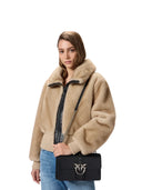 Pinko - Borsa Love One Classic St. Cl Vitell - 105857-A0F1-Z99O - Nero-Old Silver