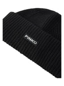 Pinko - Berretto Bosnia con logo lettering PINKO - 105993A3Ei-Z99 - Nero Limousine