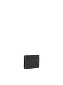 Pinko - Portafogli Saddle Wallet Vitello Morbido - 106189-A0Qo-Z99Q - Nero-Antique Gold
