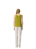 Pinko - Top Tessa Fluido Ricamo Gessat - 106214-A31F-V58 - Edera Chiara