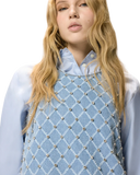 Pinko - Abito Amorino Diamond Ripped - 106245-A32N-Pje - Lavaggio Chiaro