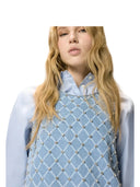 Pinko - Abito Amorino Diamond Ripped - 106245-A32N-Pje - Lavaggio Chiaro
