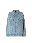 Pinko - Giubbino Pifferaio Overshirt Diamond Ri - 106246-A32N-Pje - Lavaggio Chiaro