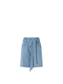 Pinko - Bermuda Ballo Denim + Eyelets - 106258-A32O-Pjd - Lavaggio Medio