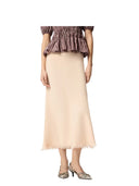 Pinko - Gonna Hebe Lino Stretch Tinto - 106535-A34G-N37 - Rosa Carne