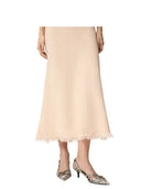 Pinko - Gonna Hebe Lino Stretch Tinto - 106535-A34G-N37 - Rosa Carne