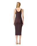 Pinko - Abito Elinor Costina Crepe - 106629-A32C-M28 - Marrone