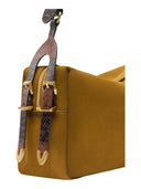 Pinko - Borsa spalla media Keeper Bag suede effetto spray - 106676A3Db-L34J - Marrone-Tunica Monaco-Matt. Go