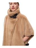 Pinko - Cappa New Comodino effetto pelliccia - 107043A3E7-C32 - Beige-Giorno Piovoso