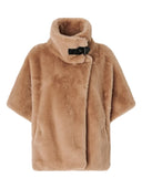 Pinko - Cappa New Comodino effetto pelliccia - 107043A3E7-C32 - Beige-Giorno Piovoso