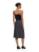 Pinko - Vestito Arneis longuette con gonna gessata - 107497A3Ff-In4 - Mult.Grigio/Rosa