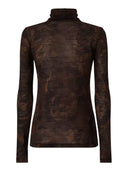 Pinko - Dolcevita Brendola con stampa camouflage floreale - 107735A3Mt-Sd3 - Mult.Verde/Nero