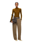 Pinko - Maglia Muggito leggera a coste - 107834A2Z6-V62 - Verde Abete