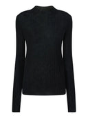 Pinko - Maglia Muggito leggera a coste - 107834A2Z6-Z99 - Nero Limousine