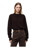 Pinko - Maglia Gracidio in lana a coste - 107872A3P4-M04 - Marrone Oltre Buio