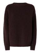 Pinko - Maglia Gracidio in lana a coste - 107872A3P4-M04 - Marrone Oltre Buio