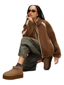 Ugg - Stivaletto W Classic Ultra Mini Platform - 1135092-Lbnz - Light Bronze
