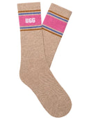 Ugg - Calze W Jedlyne Varsity Crew - 1176830-Sndh - Sand Heather/Woodviolet