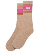 Ugg - Calze W Jedlyne Varsity Crew - 1176830-Sndh - Sand Heather/Woodviolet
