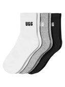 Ugg - Calze W Quinlin Logo Quarter 3 Pack - 1181412-Nry - Nimbus / Grey Heather / Black