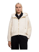 Twinset - Piumino Corto In Bi-Materiale - 262TP2491-00059 - Madreperla
