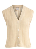Max Mara MM - Gilet In Maglia Mmlranghi - 2616351018600-001 - Latte