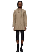Rains - Giacca Curve Long Jacket W3 - Ra18050-133 - Beige