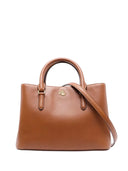 Lauren Ralph Lauren - bauletto marcy piccolo in pelle - 431876725005 - brown