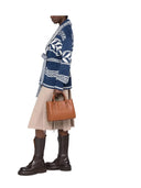 Lauren Ralph Lauren - bauletto marcy piccolo in pelle - 431876725005 - brown